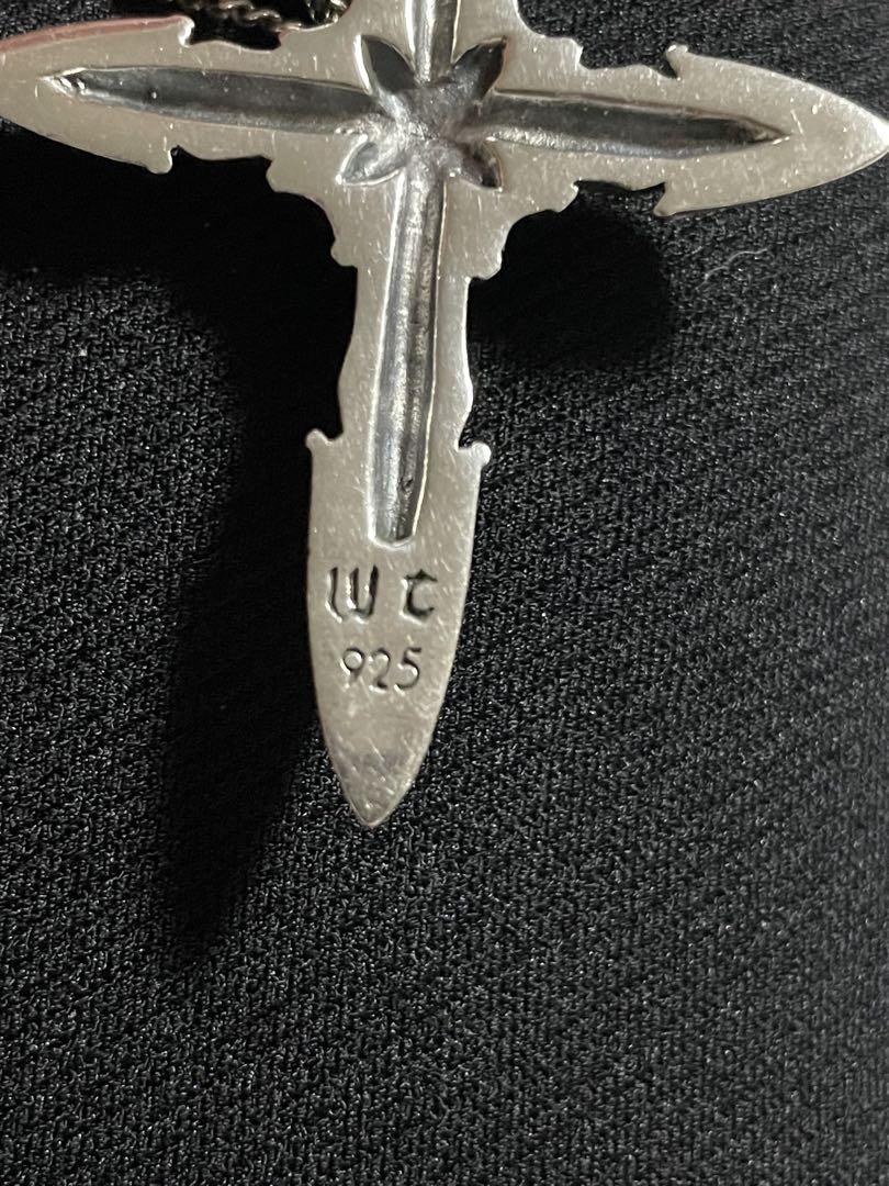 925シルバー ゴシック クロス ペンダント