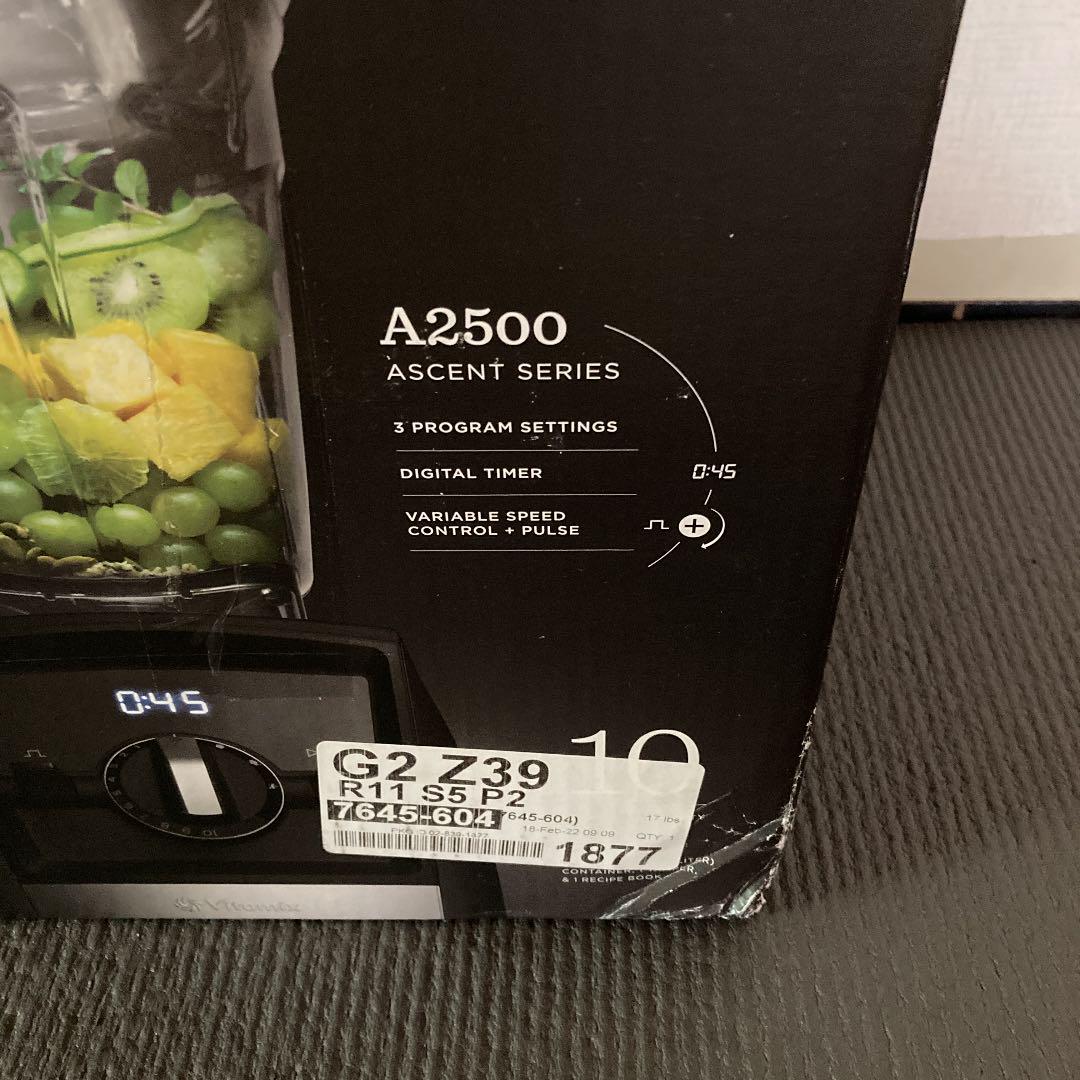 サイズ 新品 バイタミックス ミキサー アセントシリーズ TvAKy-m97656491911 Vitamix A2500i いてしまう