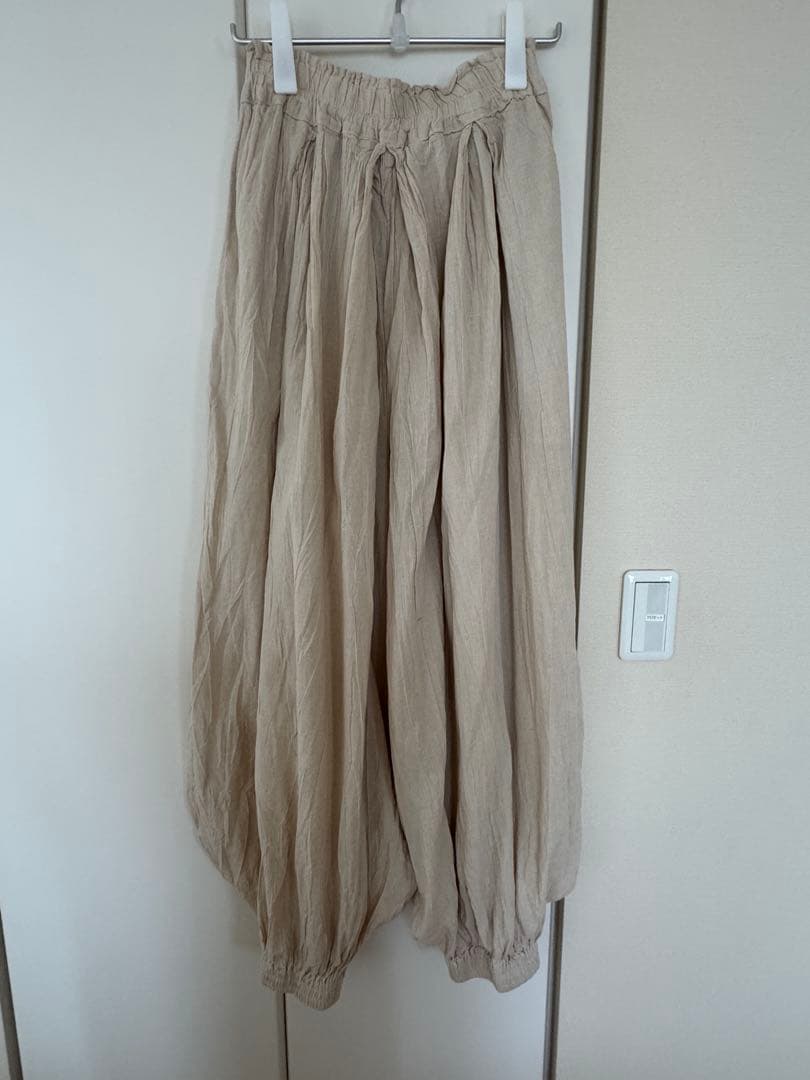 ヂェン先生の日常着　バルーンパンツ / アイボリー