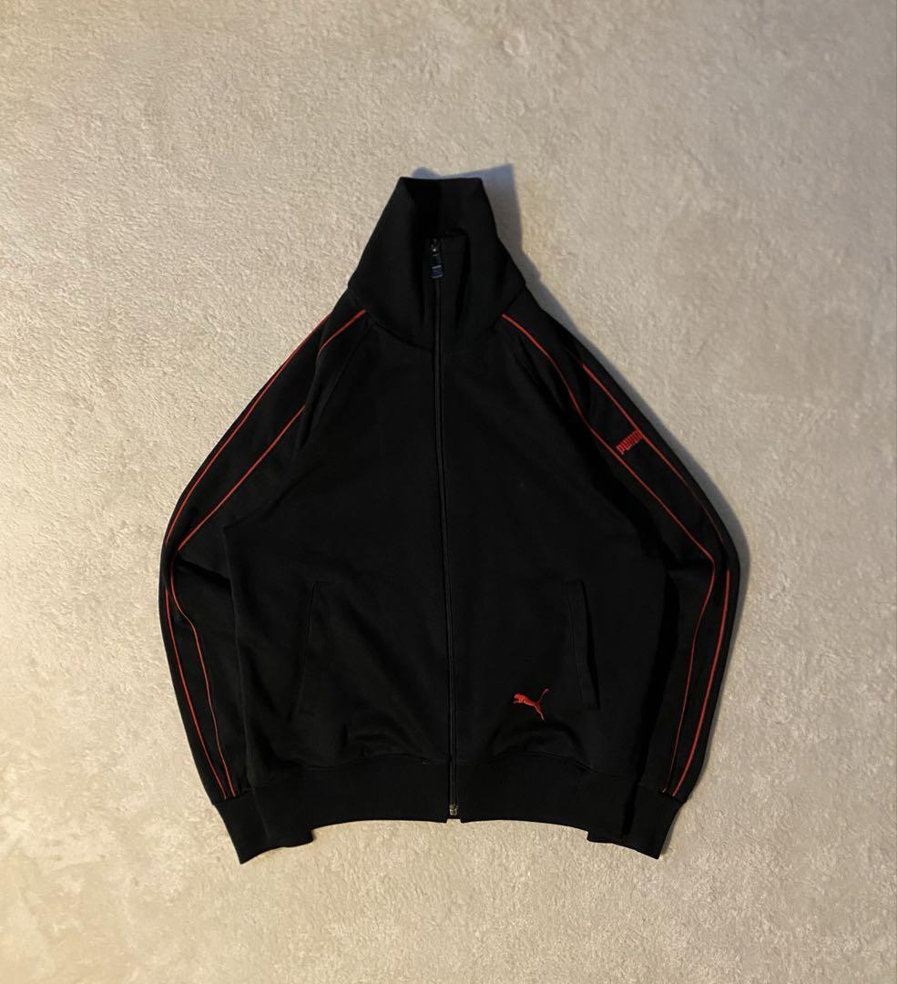 pumaプーマトラックジャケットジャージブルゾン茶色ブラウン黄色