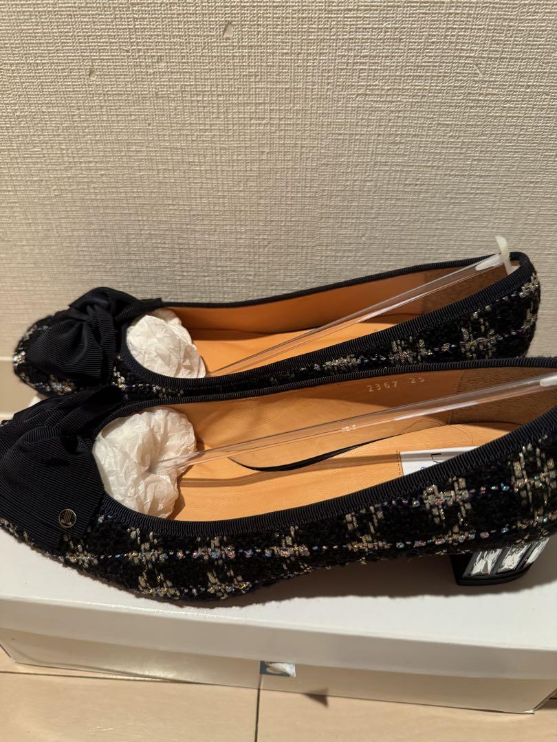 ランバンオンブルービジューヒール25センチ　新品