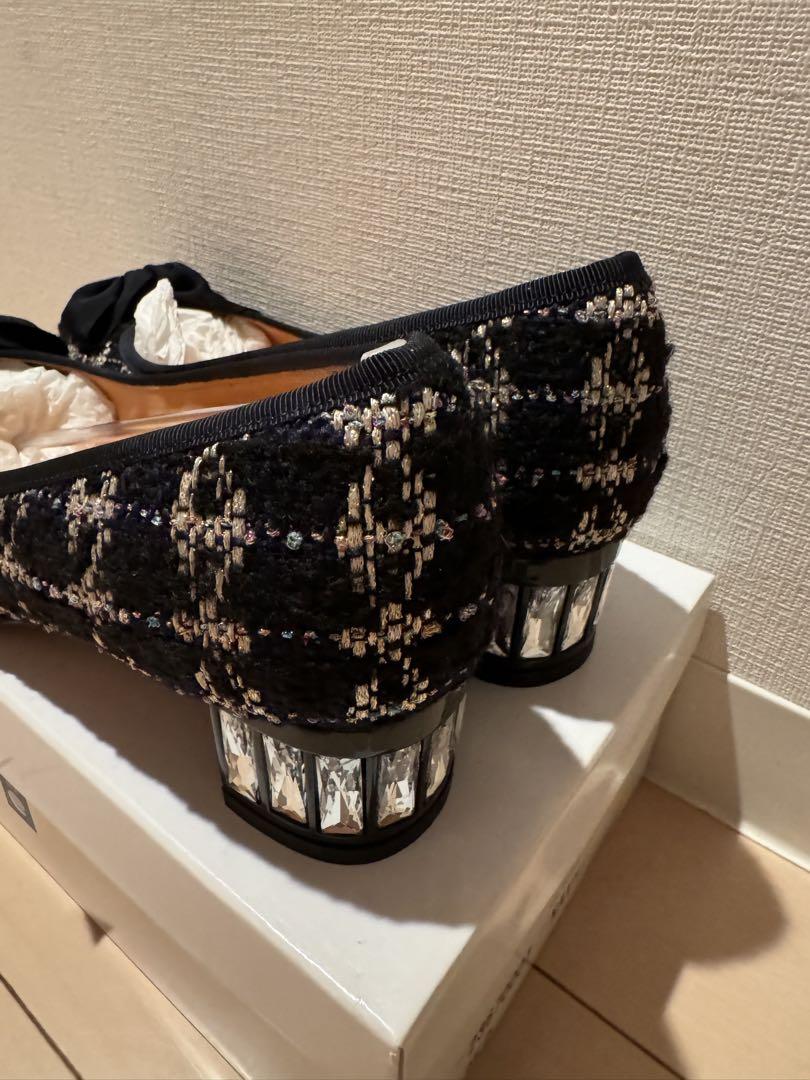 ランバンオンブルービジューヒール25センチ　新品
