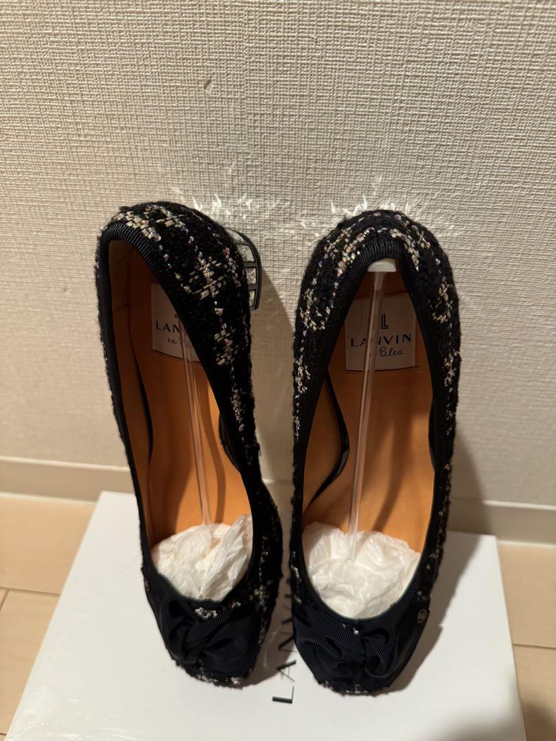ランバンオンブルービジューヒール25センチ　新品