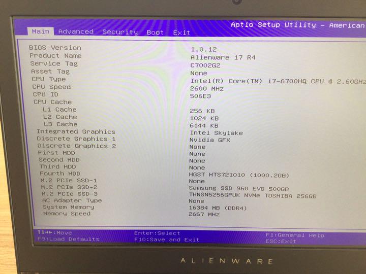 超激得超激得HOT Alienware 17 R4 qI1Ae-m97659228208 本物保証低価