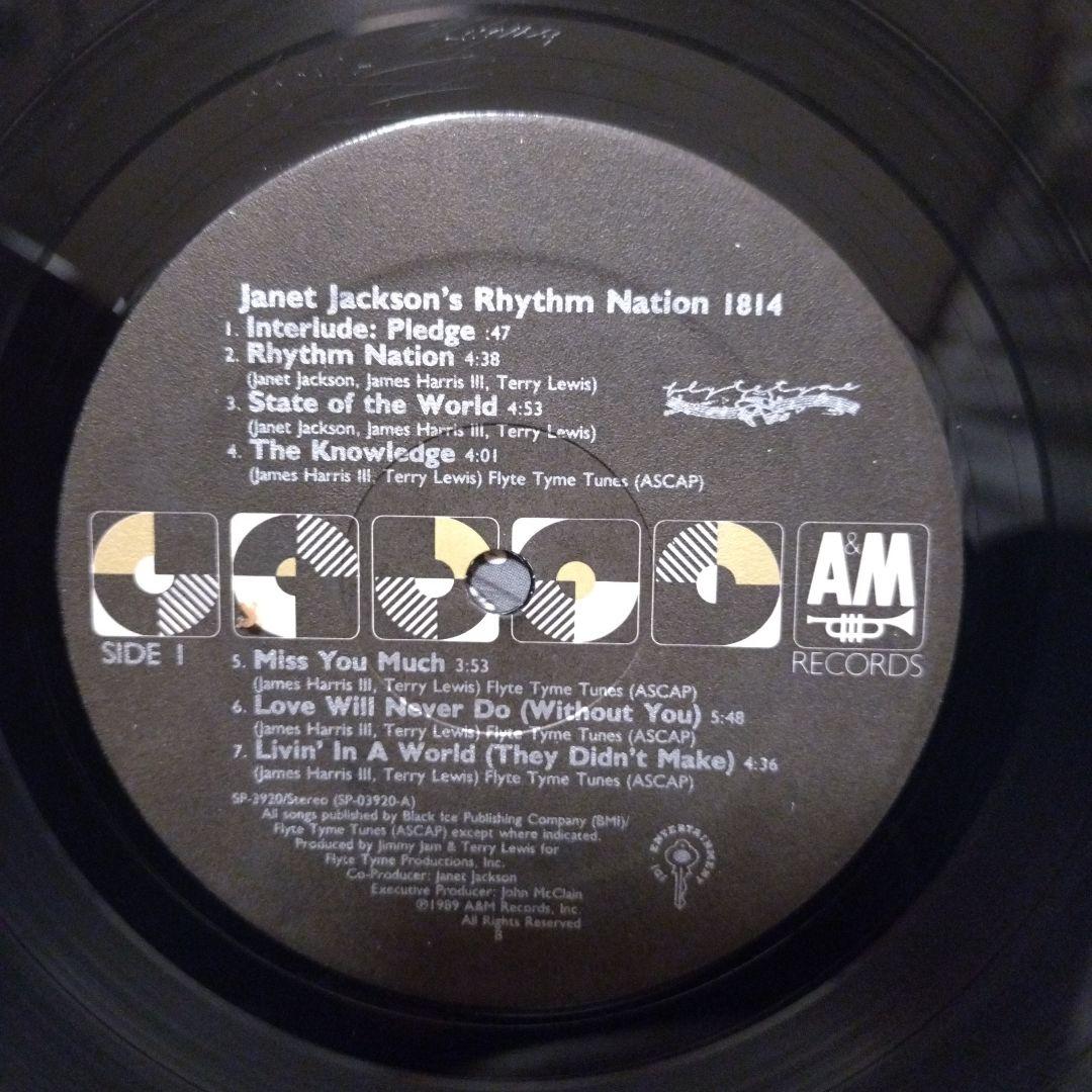 JANET JACKSON'S / RHYTHM NATION　LPレコード