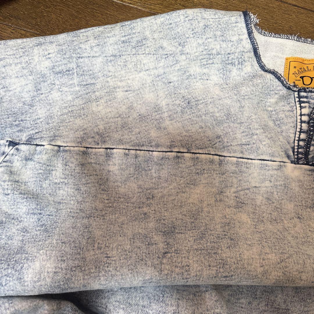 NATAL DESIGN プルオーバー　オーバーサイズ　ケミカルウォッシュ