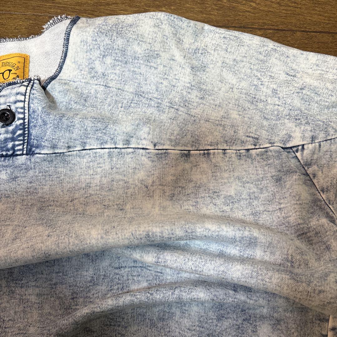 NATAL DESIGN プルオーバー　オーバーサイズ　ケミカルウォッシュ