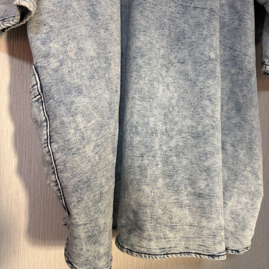 NATAL DESIGN プルオーバー　オーバーサイズ　ケミカルウォッシュ