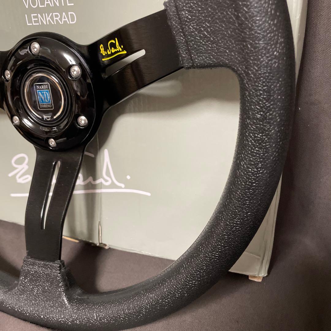 13★NARDI ステアリング　14インチ　350mm ブラックスポーク