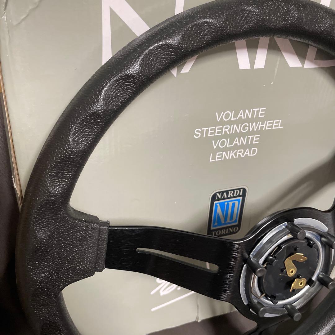 13★NARDI ステアリング　14インチ　350mm ブラックスポーク