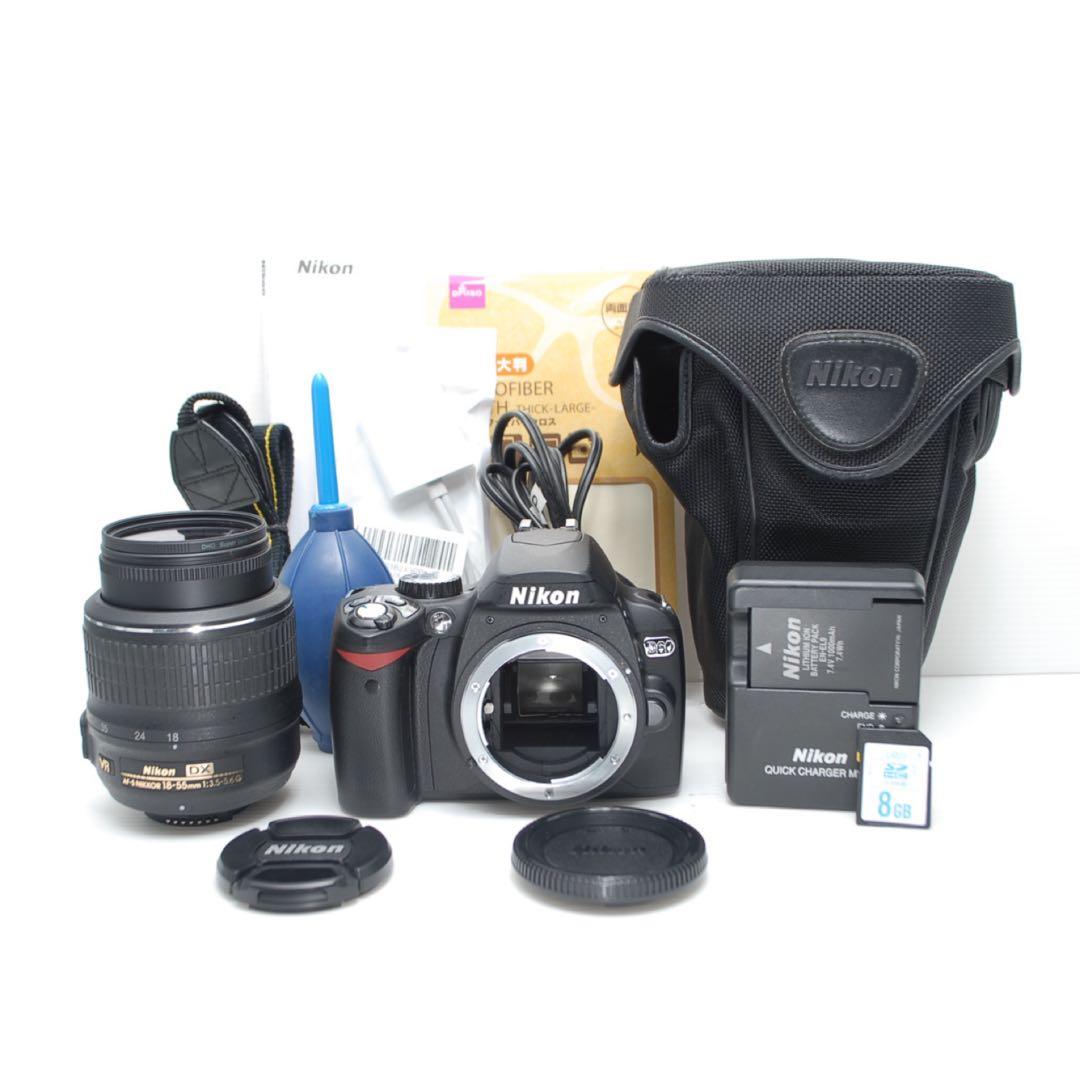 ❤️スマホ転送OK❤️Nikon D60 コンパクト 操作性抜群 カメラ入門機 美品 ❤️スマホ転送OK❤️Nikon D60 コンパクト 操作性抜群 カメラ入門機 美品