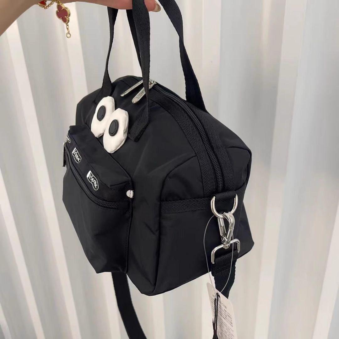 激安の 目 ブラック レスポートサック トートバッグ 2WAY ショルダーバッグ バッグ