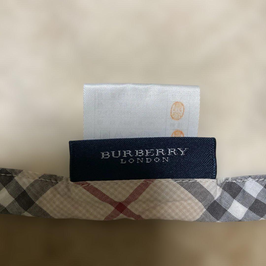 中古品Burberry クマ刺繍付きブランケット 横幅約83cm 縦幅約