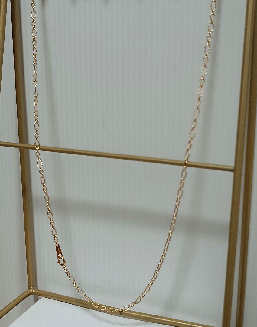K24 デザインチェーンネックレス　〈60cm〉