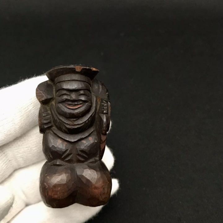 数量限定新作 古道具 木彫木造 大黒天像 神棚宮神像仏像掛仏骨董 9Qk28-m97675893312 庵々 江戸時代 彫りの良い 定番人気得価