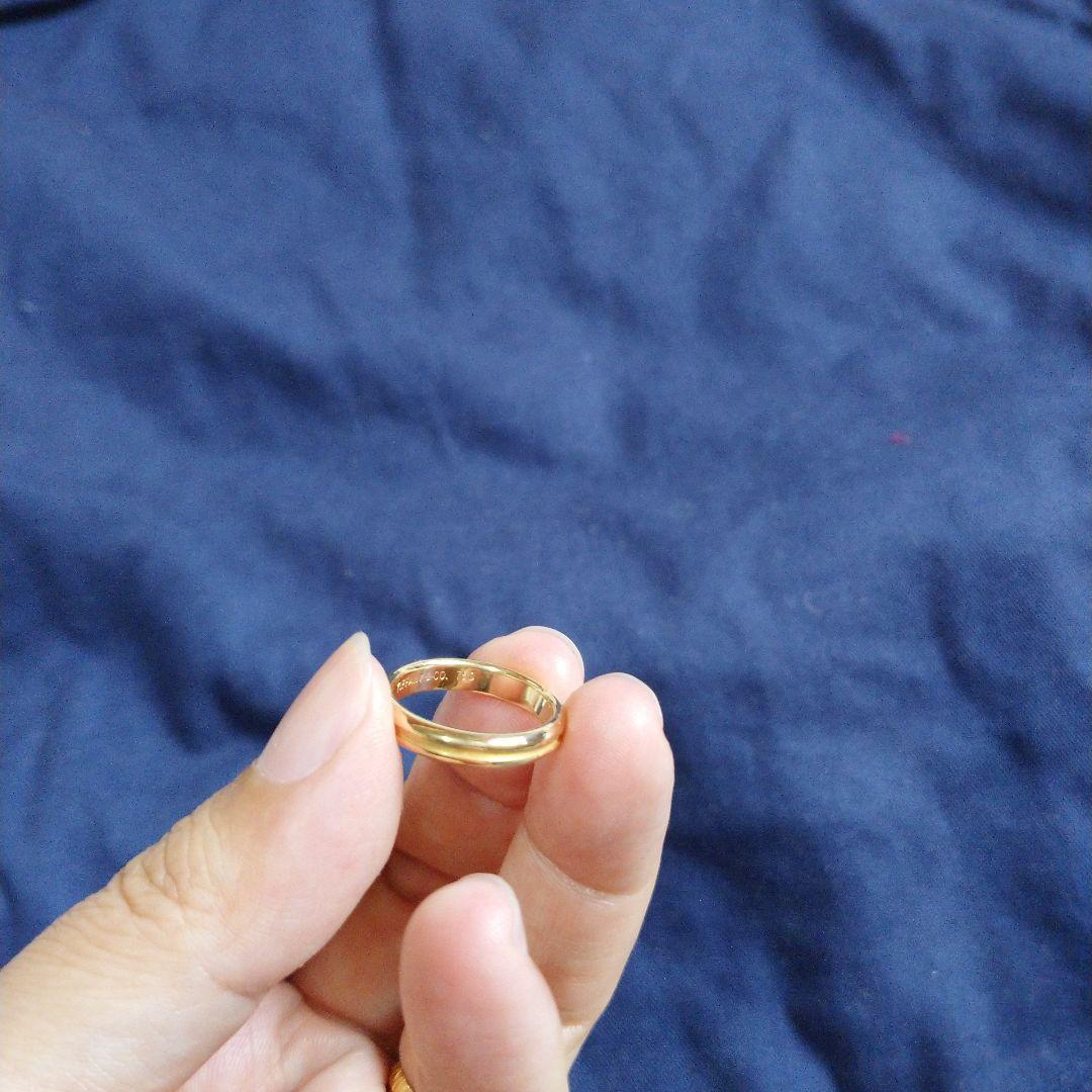 ティファニールベドメタルリング 7.5号～8号弱新品仕上げ無傷未