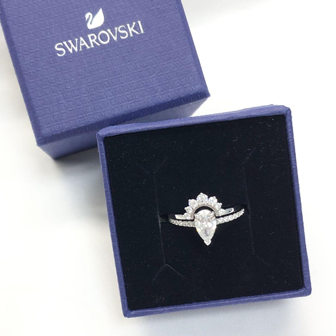極美品✨　SWAROVSKI リング 指輪　2本セット　シルバー　サイズ52 極美品✨ SWAROVSKI リング 指輪 2本セット シルバー サイズ52