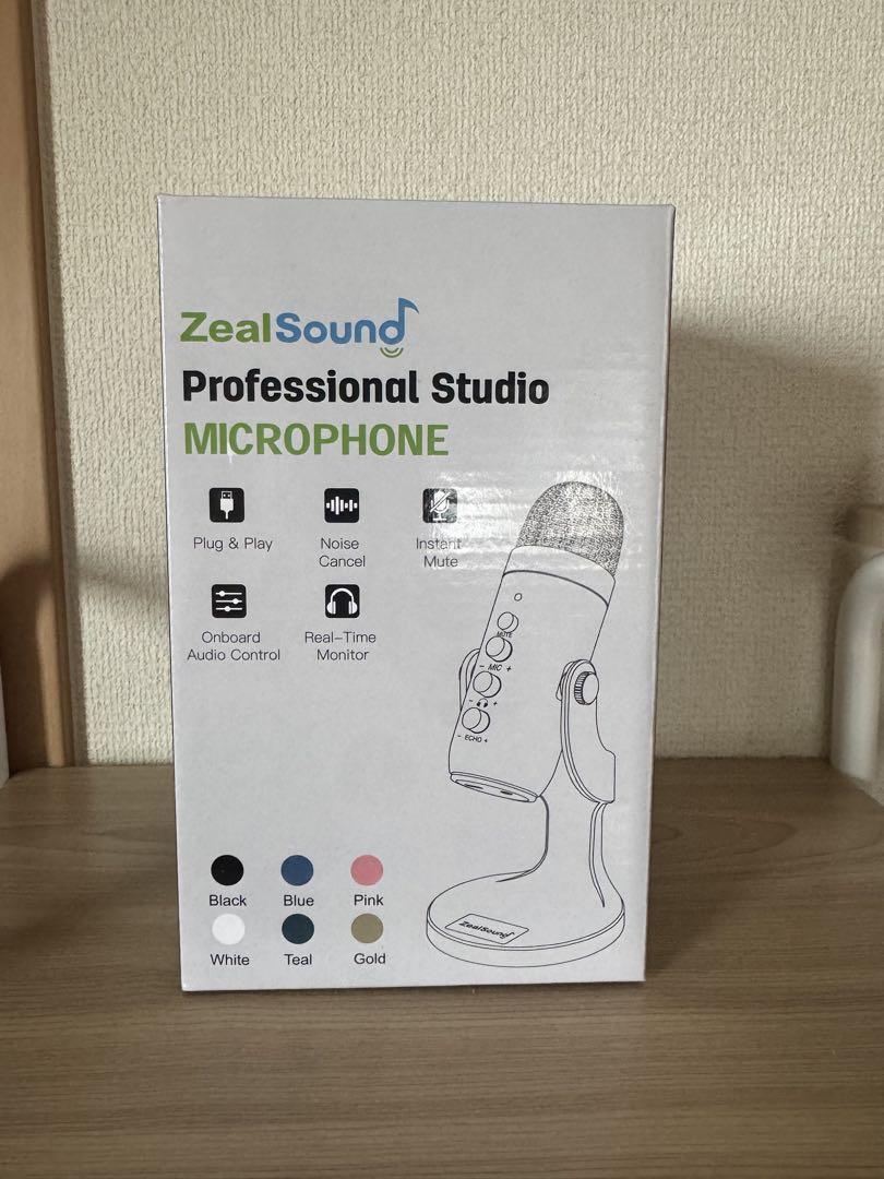 ZealSound コンデンサーマイク ホワイト