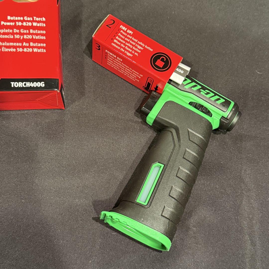 【人気ショップが最安値挑戦！】 スナップオン ガストーチ グリーン TORCH400G バーベキュー・調理用品