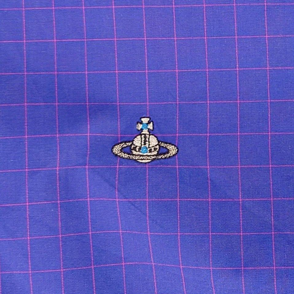 vivienne westwood MAN ライカ期 オーブ刺繍格子柄シャツ - メルカリ