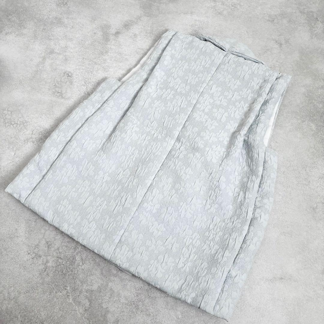 水色　被布コートと草履18cmのセット　女の子