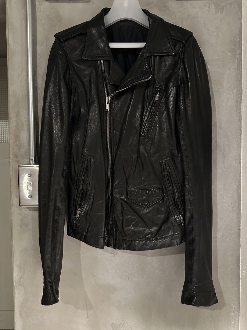 RICK OWENS olmar and mirta LEATHERJACKET