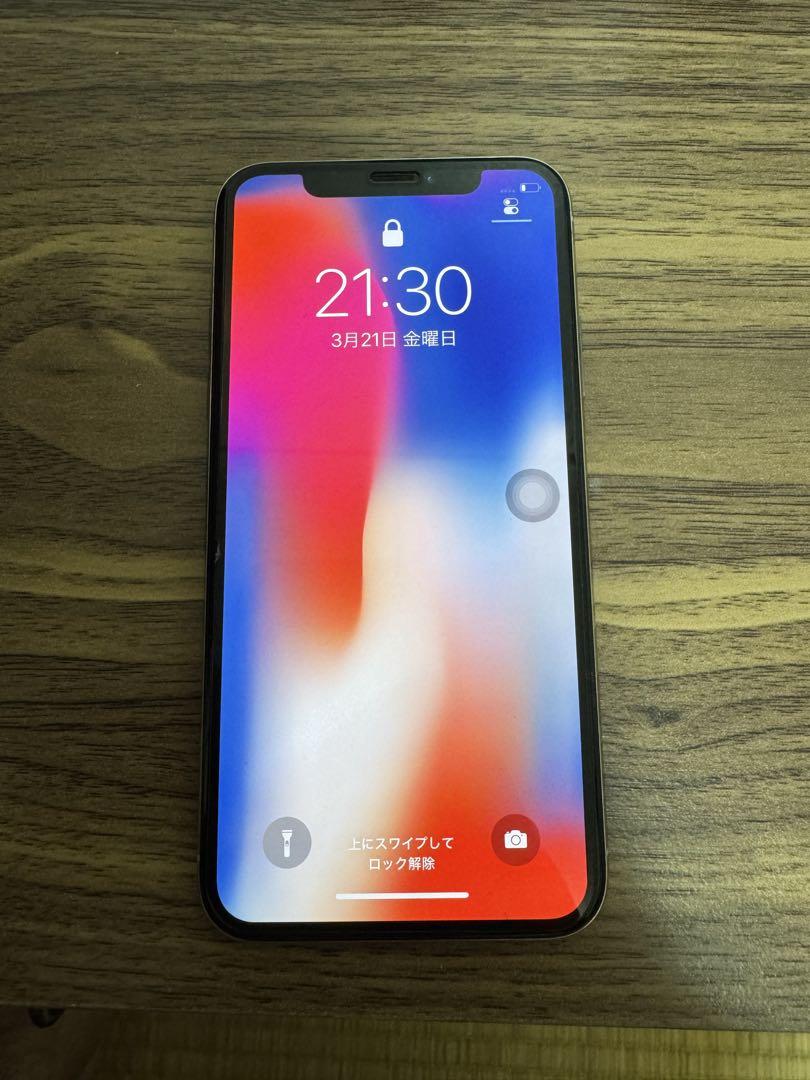 IPHONE X256GBシルバー　ジャンク品