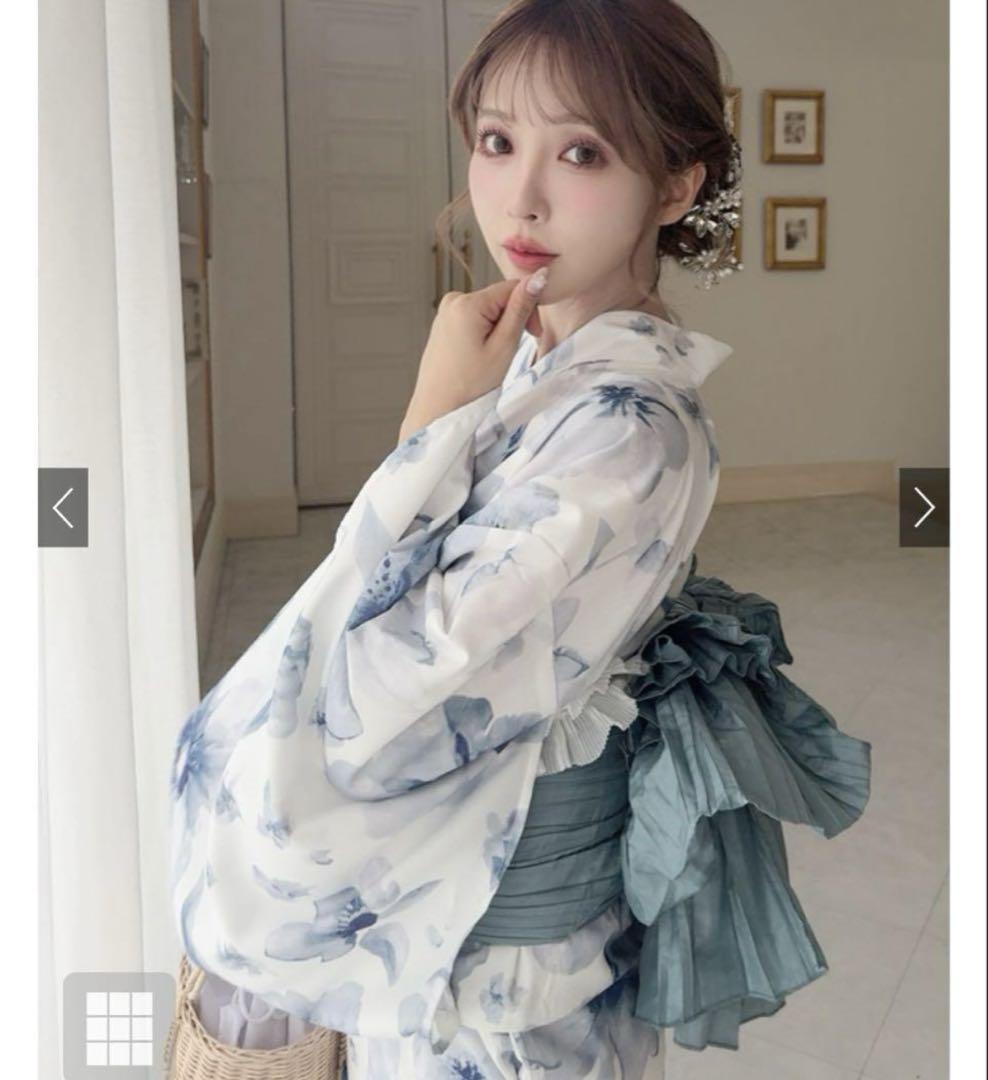 新品未使用グレイル水彩花柄浴衣セット 2wayセパレート浴衣 即日発送！着物・浴衣