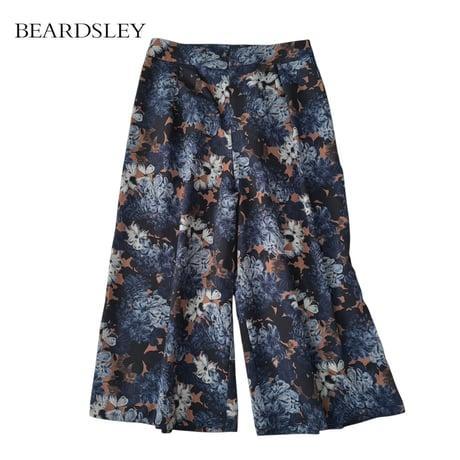 NE261ね@ BEARDSLEY 美品 ワイドパンツ FREE