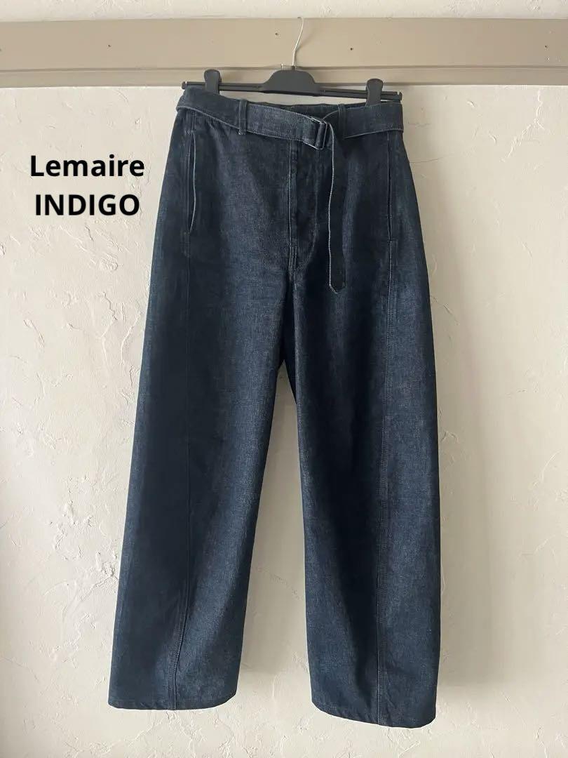 Lemaire Twisted Belted Pants Indigo AW23パンツ
