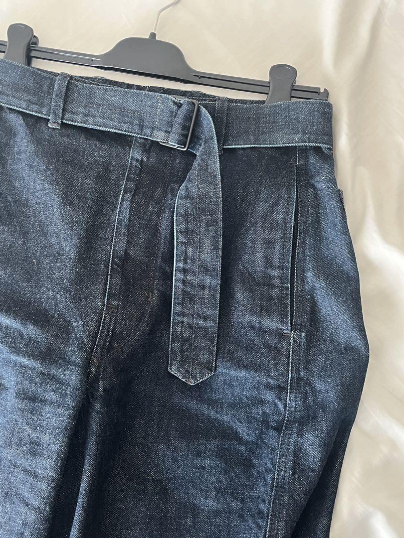 Lemaire Twisted Belted Pants Indigo AW23