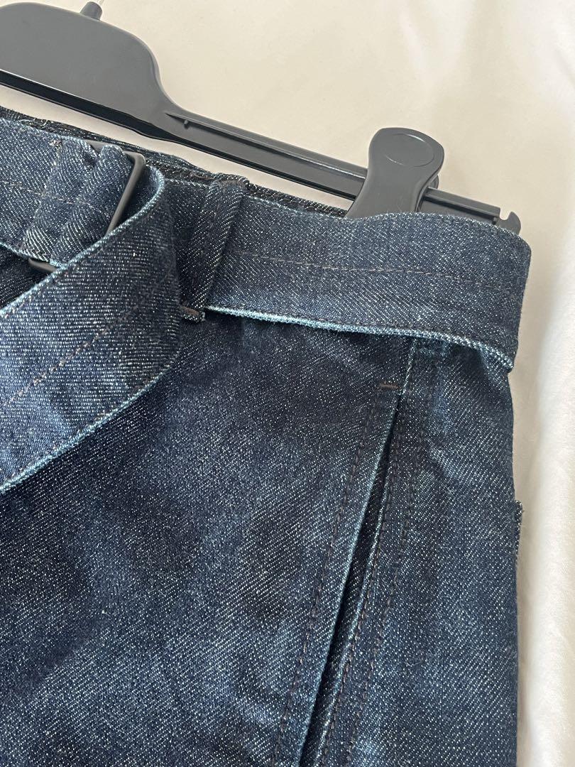 Lemaire Twisted Belted Pants Indigo AW23