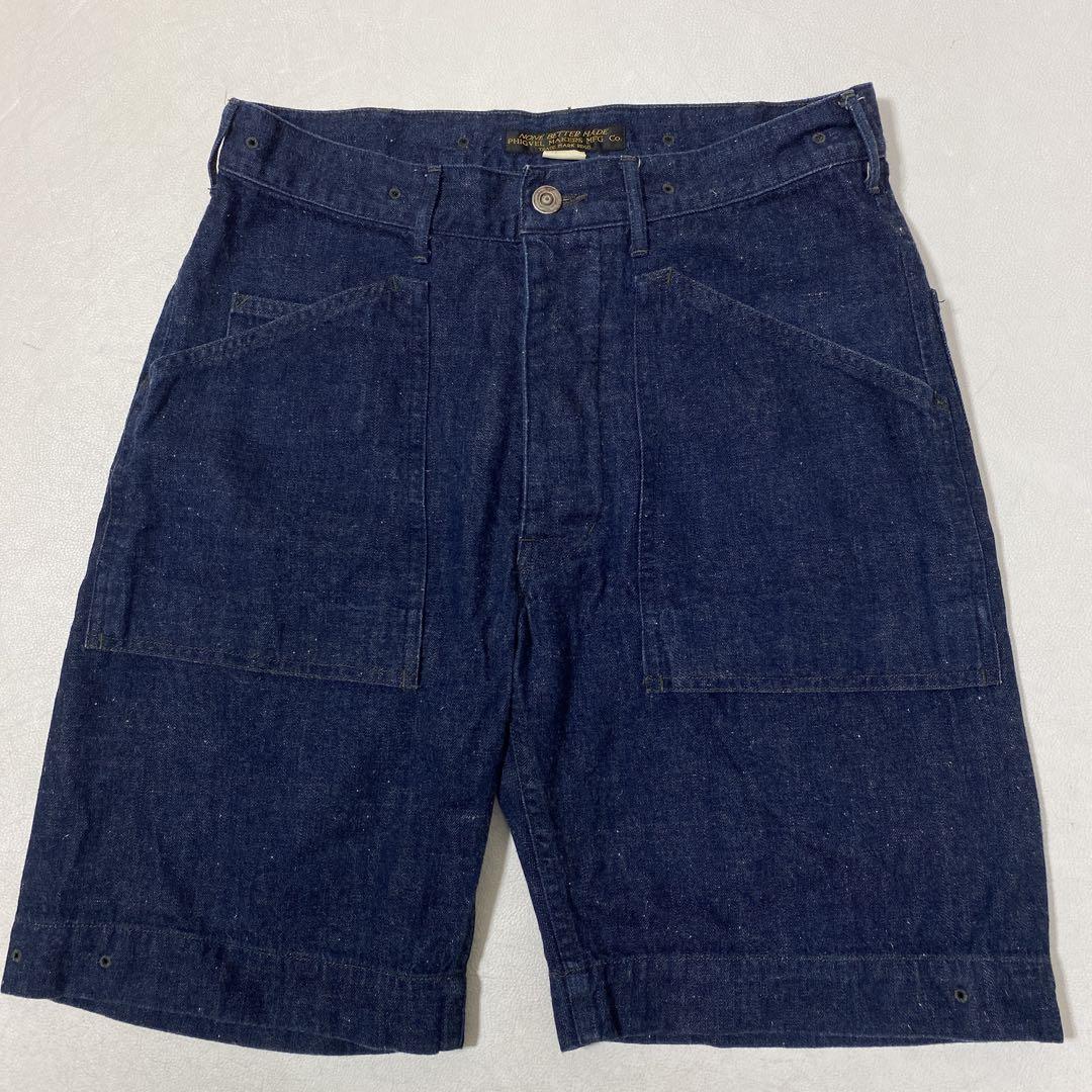 PHIGVEL デニムショートパンツ シンチバック W32 - メルカリ