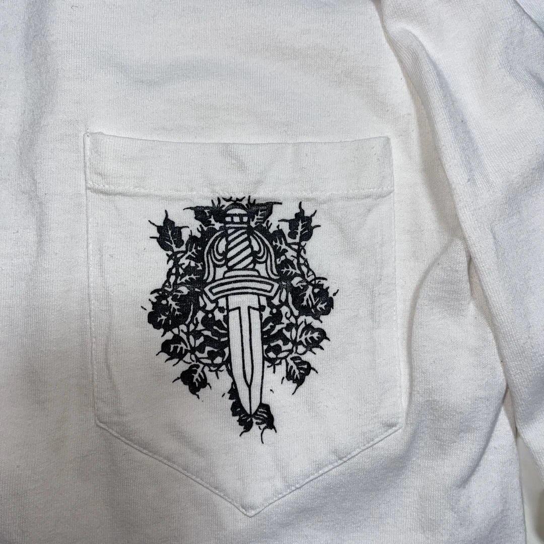 クロームハーツ/ポケット付ロングTシャツM/Chromeheartsヴィンテージ