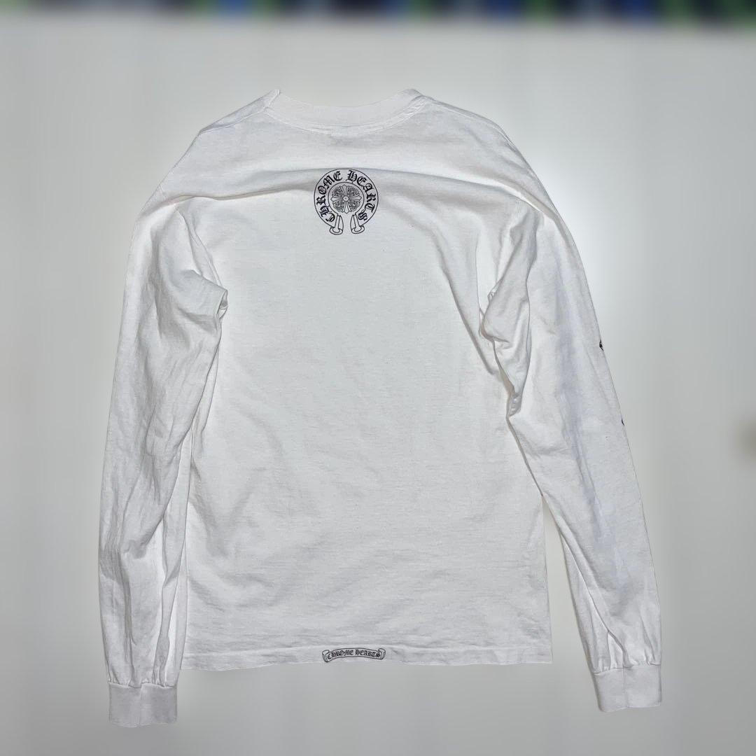 クロームハーツ/ポケット付ロングTシャツM/Chromeheartsヴィンテージ