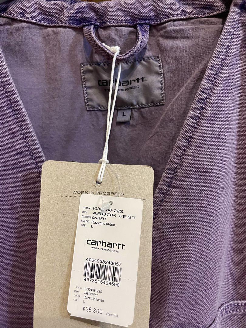 ⚠️2/12までの限定出品⚠️Carhartt ARBOR VEST パープル L