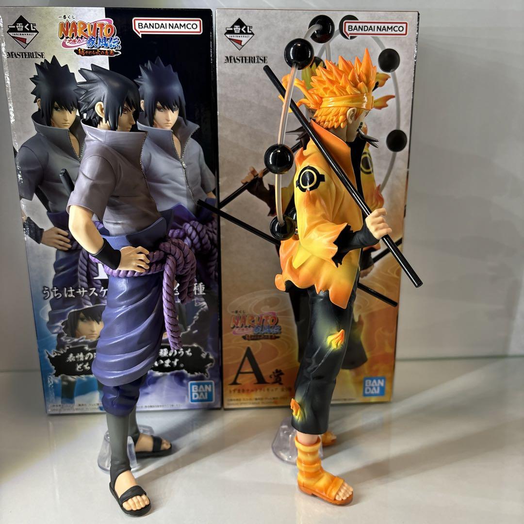 NAROTO 一番くじ　BCD賞　サスケ　シカマル　ロック・リーフィギュアセット 一番くじ ナルト サスケ フィギュア