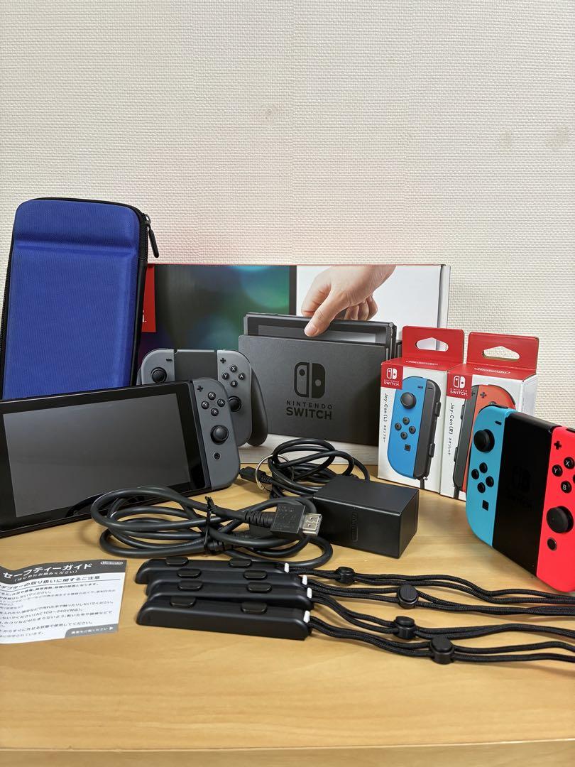 Switch 本体と ジョイコンとケース Nintendo switch 2021年製バッテリー強化型スイッチ本体