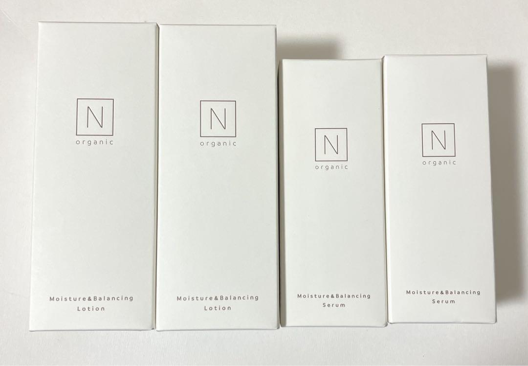 Nオーガニック モイスチュア&バランシング ローション・セラム　各2セット