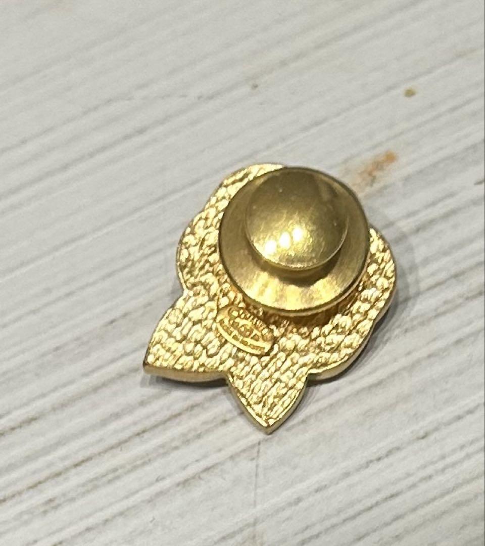 シャネル　CHANEL 希少　中古　美品　ピンバッジ　カメリア　黒