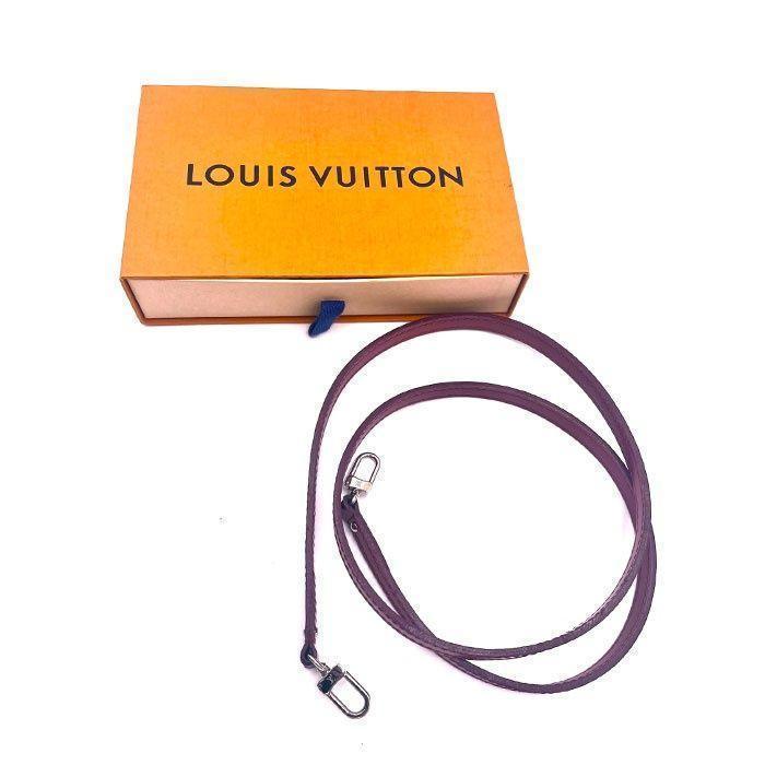 ルイヴィトン LOUIS VUITTON ショルダーストラップ 本革 レッド 赤