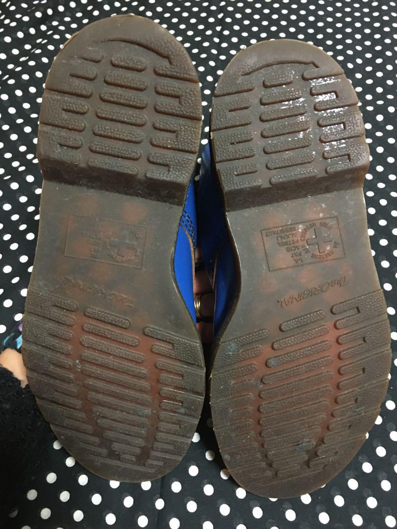 ドクターマーチン8ホールブーツ Dr.Martens ブルー