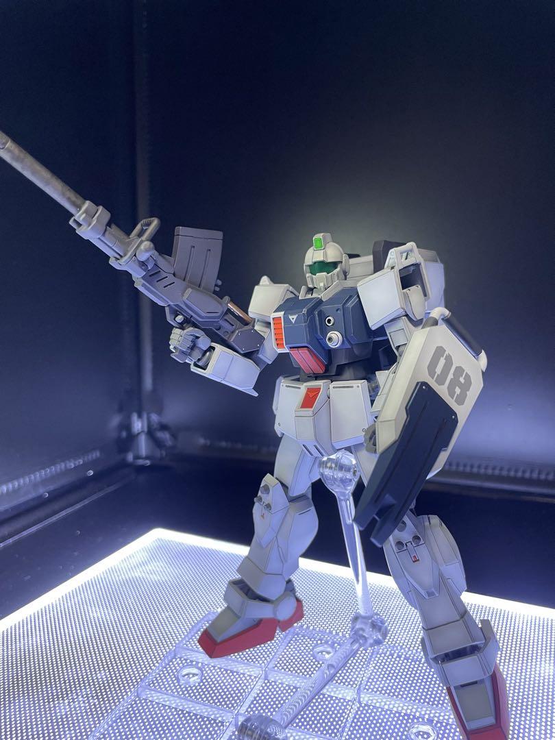 HGUC 1/144 陸戦型ガンダム　ジムヘッド　カレン機Ver 全塗装完成品