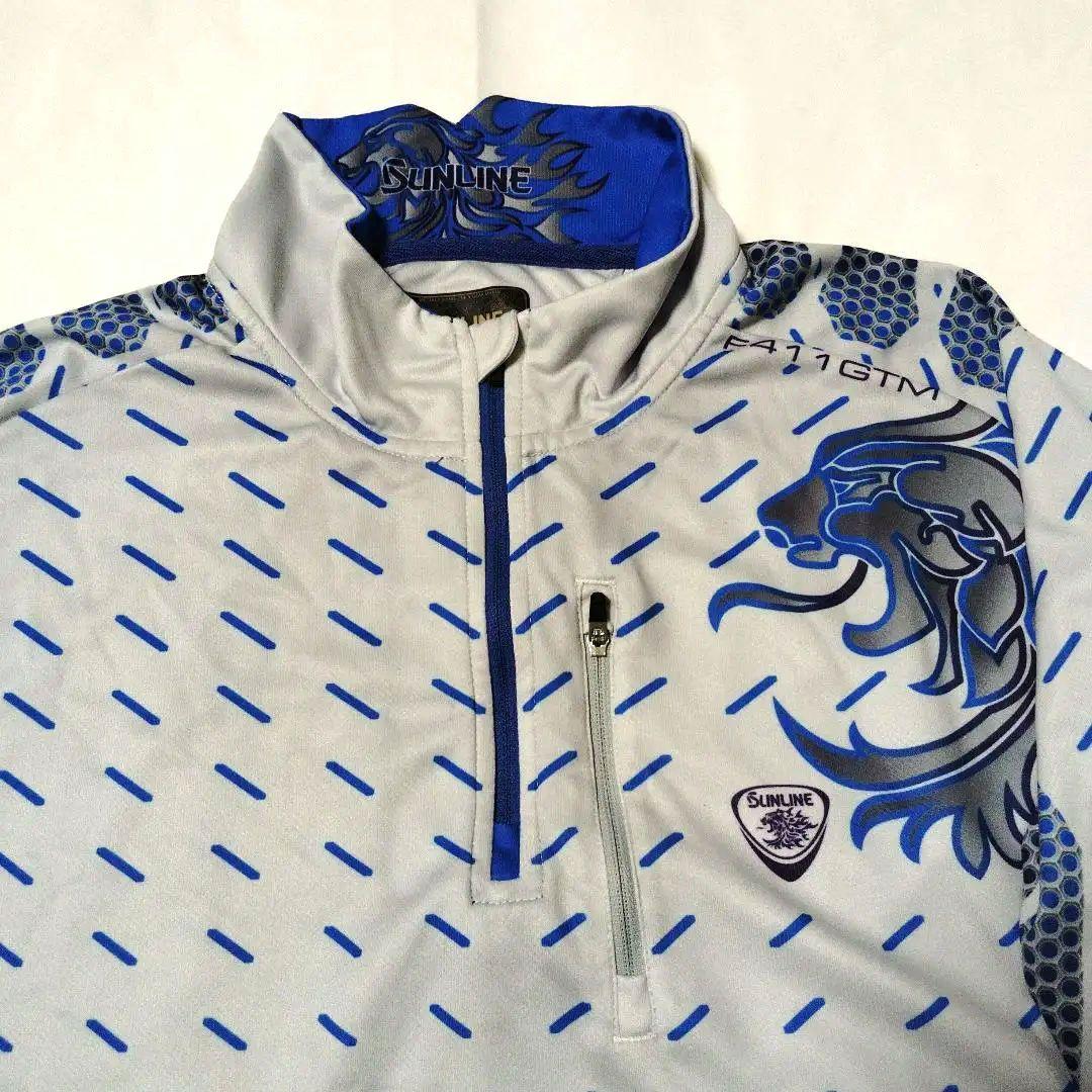 【人気商品！】 サンラインスペシャリストプロドライハーフジップ長袖シャツLLサイズ ウェア