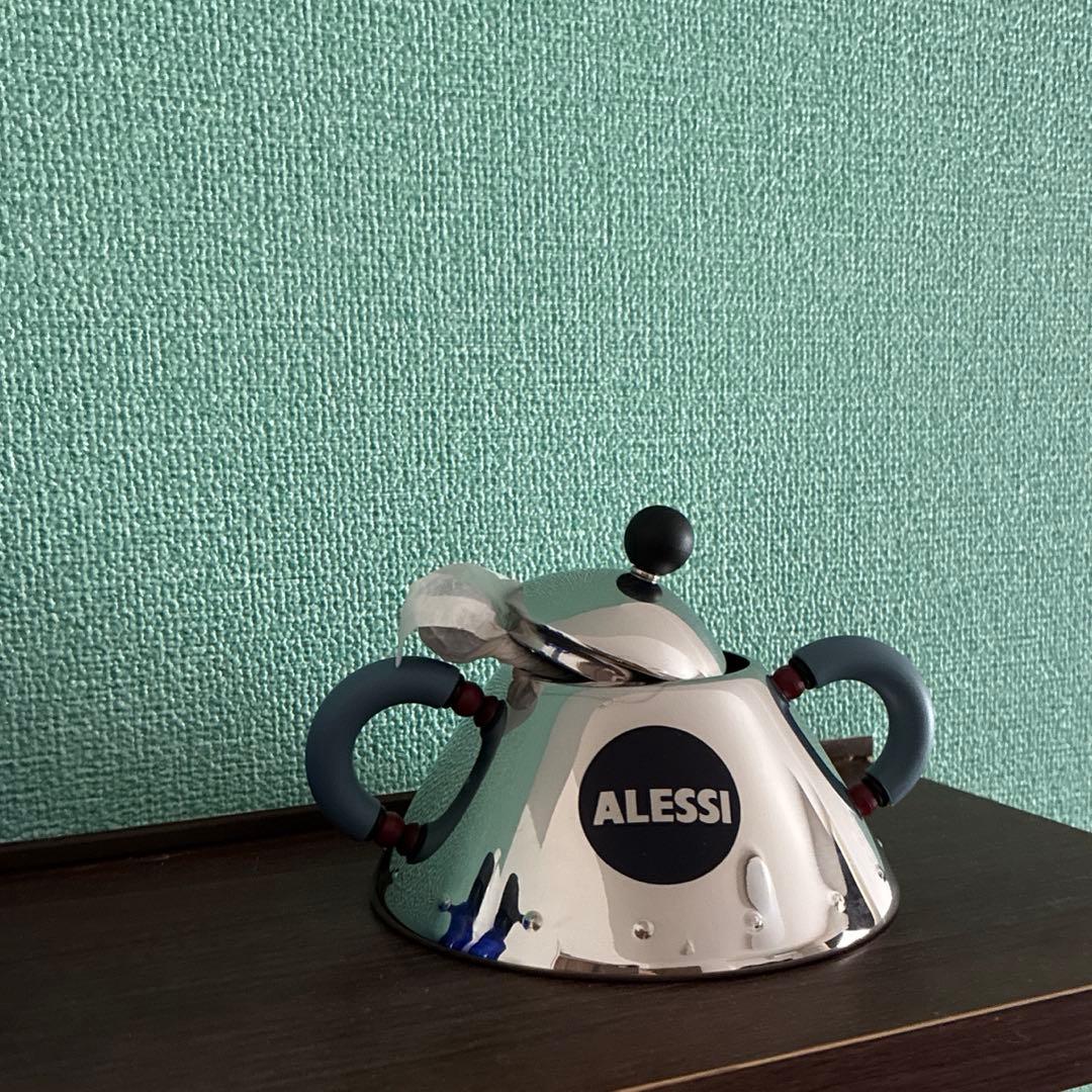 ALessi シュガーポット モダンデザイン目立った傷や汚れなし