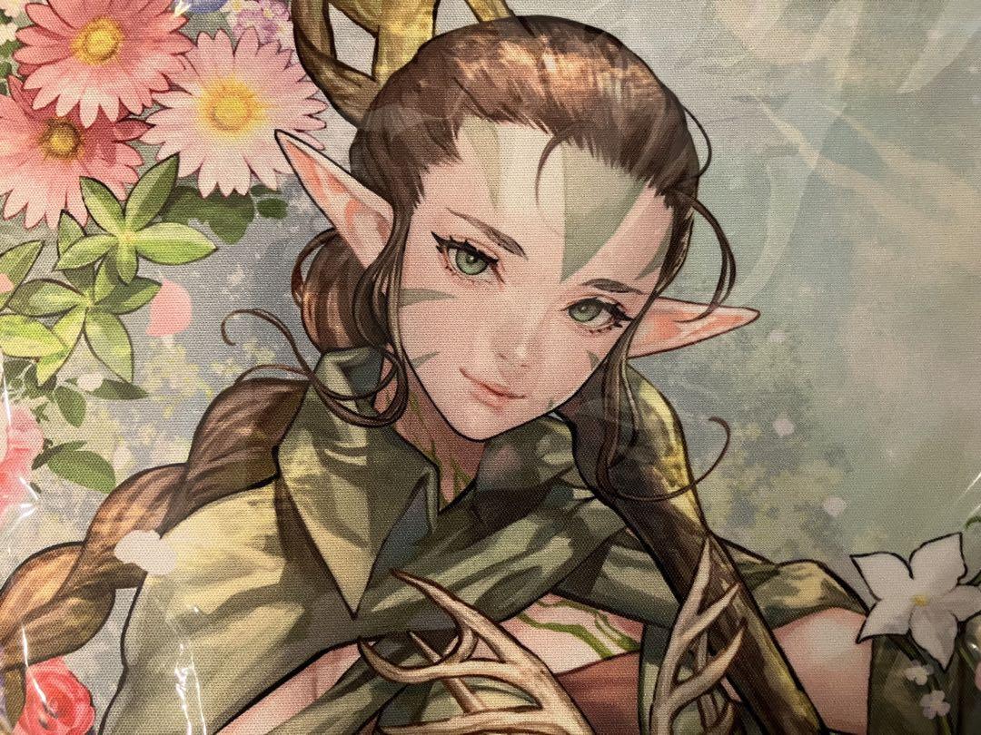 【MTG 】復活した精霊信者、ニッサ プレイマット＆スリーブ【新品　日本限定】