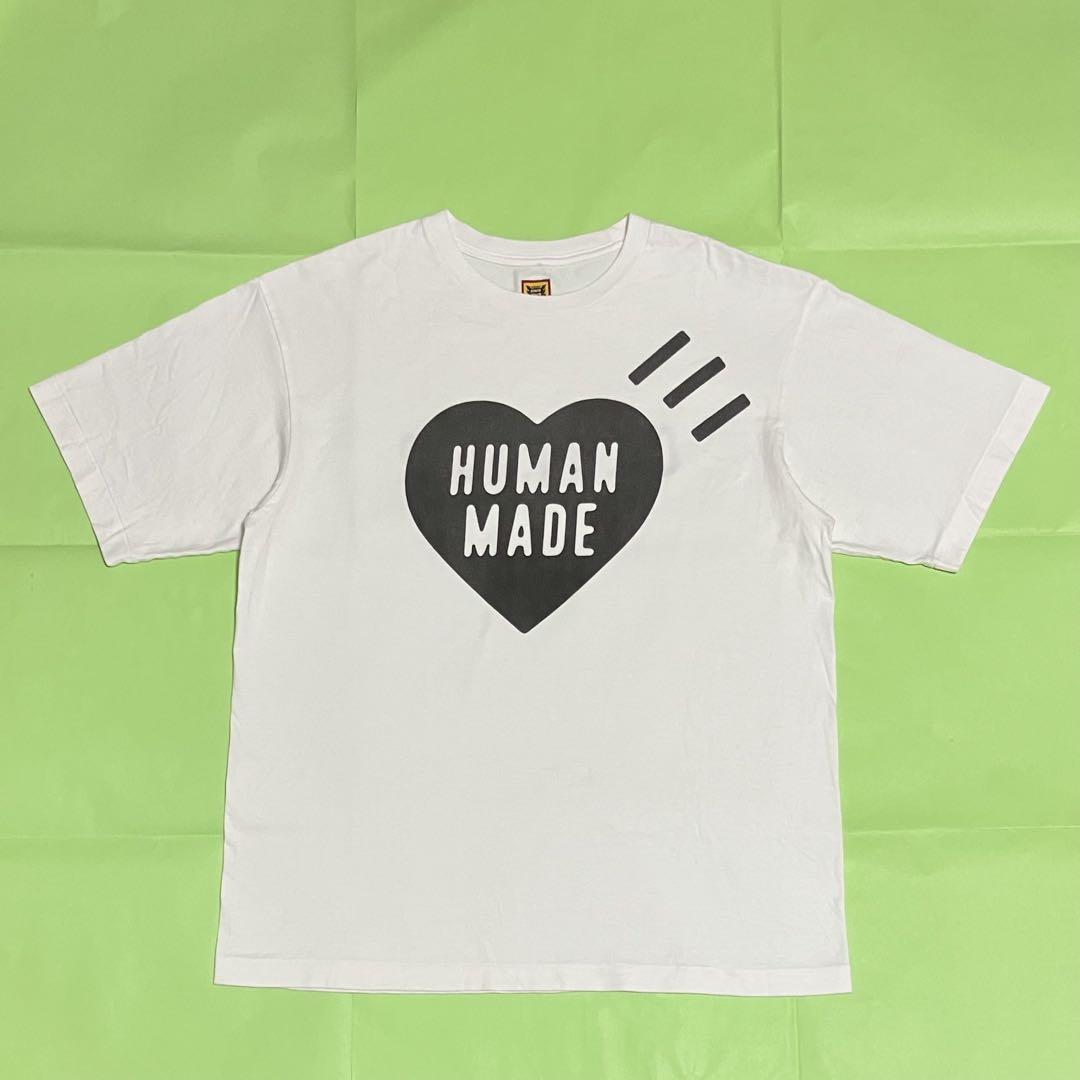 【人気】HUMAN MADE　ヒューマンメイド　ロゴTシャツ　ハートロゴ