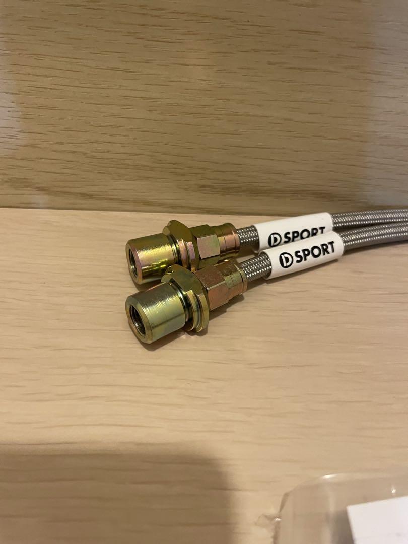 新品　D-Sport ステンレスメッシュホース47031-A080フロントのみ