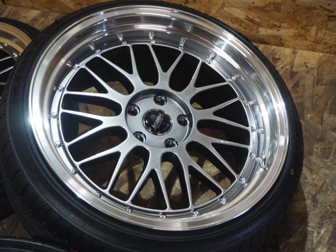☆新品☆深リム メッシュ 引っ張り 215/35 225/35R19 マークX