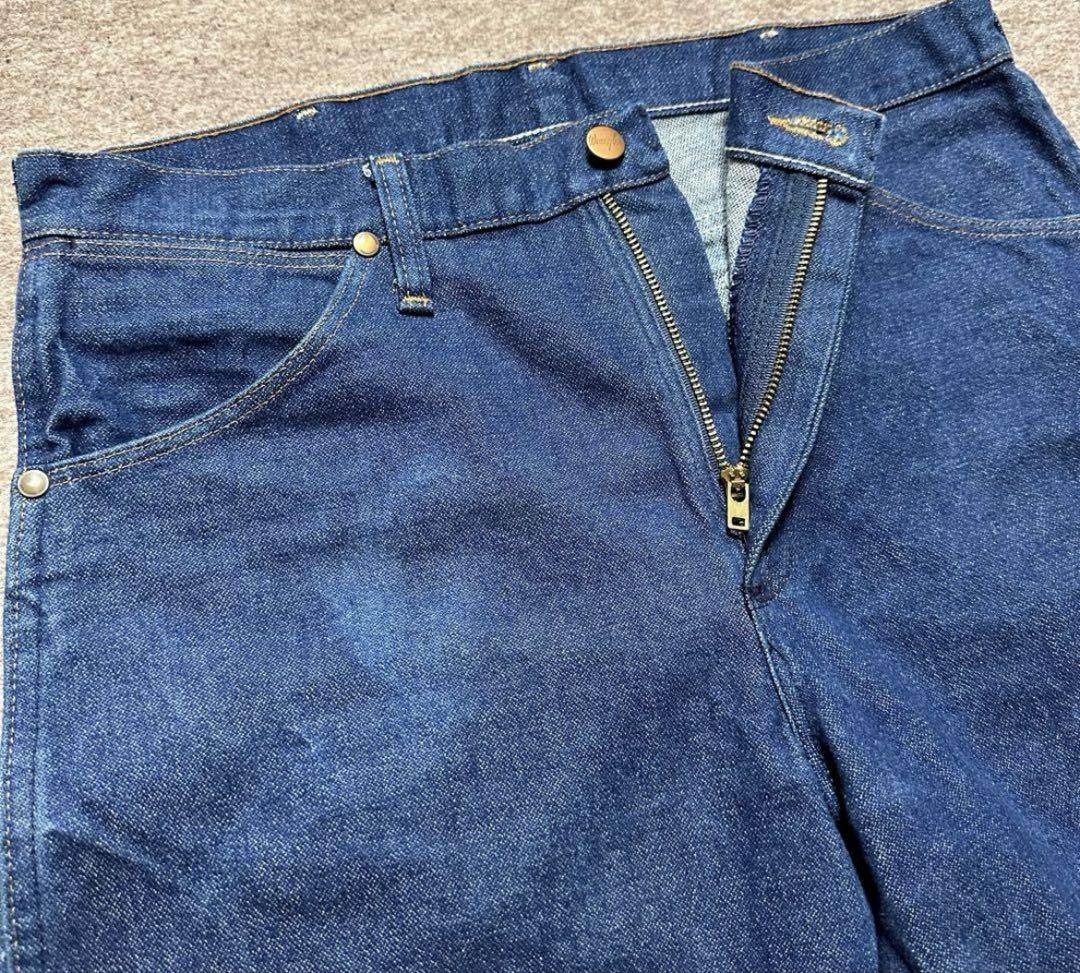 Wrangler 13MWZ ノンウォッシュ 美品 USA製 80s W33